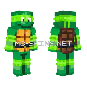 Temo Green Creature Minecraft skin