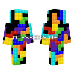 Tetris Blocks Minecraft skin