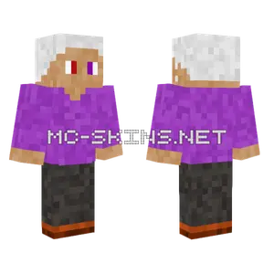 Textured Luna V2 Minecraft skin
