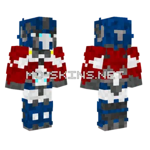 TFP Optimus Prime Minecraft skin
