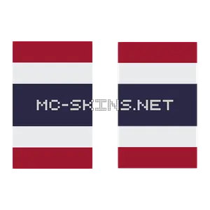 Thailand Flag cape, outside and lining