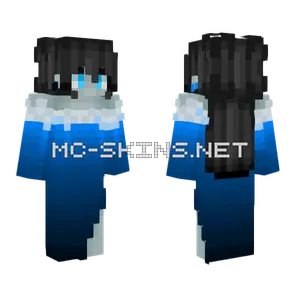 Thalassophobia Blue Outfit Minecraft skin