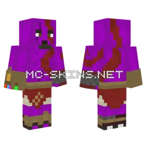 Thanos X Kratos Minecraft skin