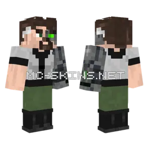 Thatalienguy Cyborg Minecraft skin