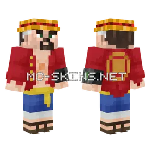Thatalienguy Luffy Minecraft skin