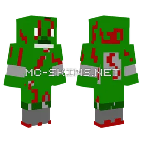 The Animatronic Springtrap Minecraft skin