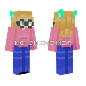 The Bright Colors Minecraft skin