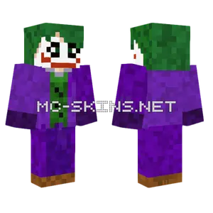 The Dark Knight Joker Minecraft skin
