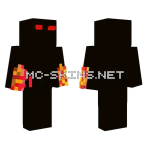 The Flames Skin Minecraft skin