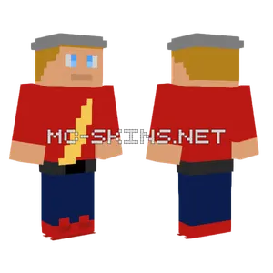 The Flash Jay Garrick Minecraft skin