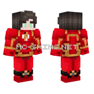 The Flash Suit Minecraft skin