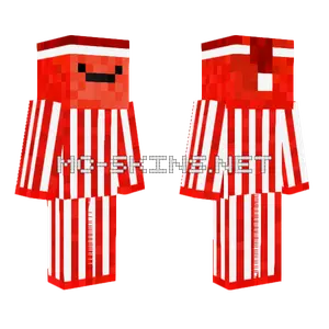 The Great Red Greatest Pajamas Minecraft skin