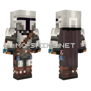 The Mandalorian Minecraft skin