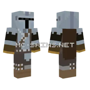 The Mandalorian Minecraft skin
