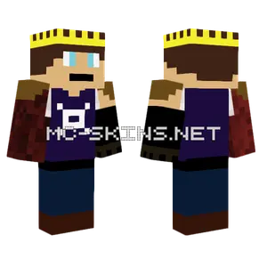 The New King Minecraft skin