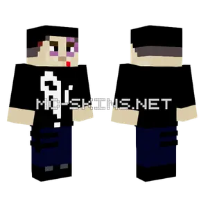The Punisher Minecraft skin