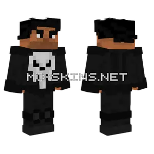 The Punisher Skin Minecraft skin