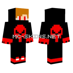 The Red Punisher Minecraft skin