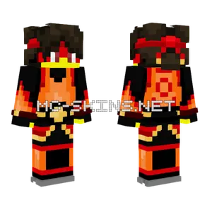 The Red Shogun Minecraft skin