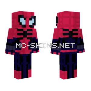 The Sensational Spider-Man Minecraft skin