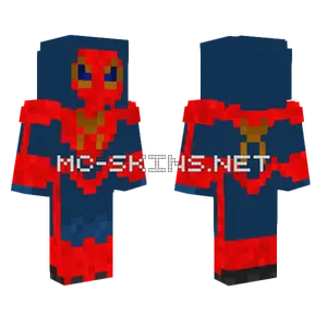 The Spider-Man Minecraft skin