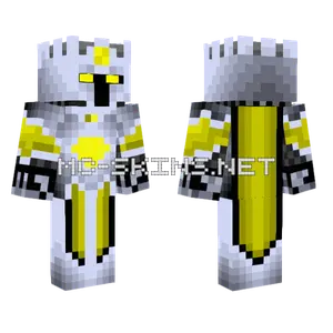 The Yellow Knight Minecraft skin