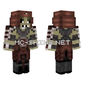 The Zombie Shogun Minecraft skin