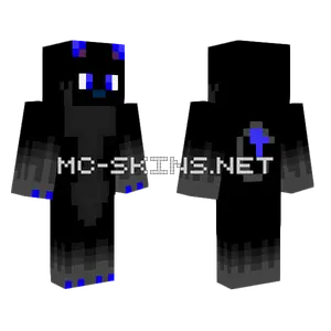 Themoonwolf Black V2 Minecraft skin