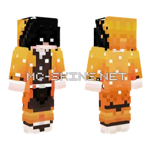 Thevidus Zenitsu Minecraft skin
