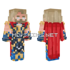 Thor Odinson Love And Thunder Minecraft skin