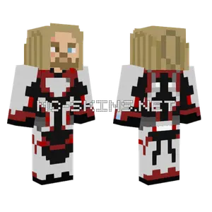 Thor Team Quantum Suit Minecraft skin