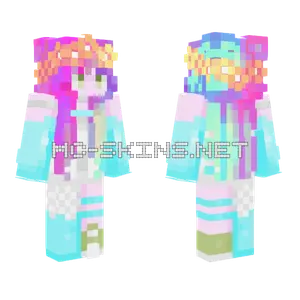 Tie Dyed Minecraft skin