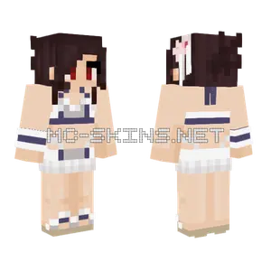 Tifa Beach 3 Minecraft skin