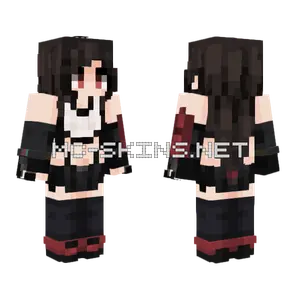 Tifa Lockhart V2 Minecraft skin