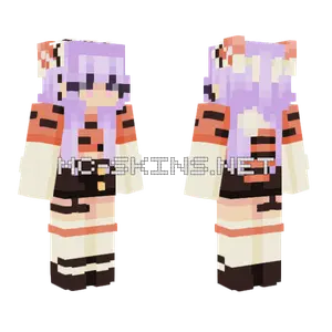 Tiger In The Forest Minecraft skin