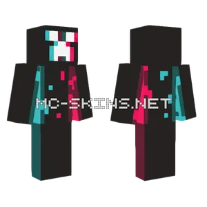 TikTok Cape Minecraft skin