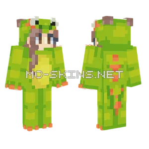 Tina Kitten Green Geckos Minecraft skin