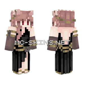 Tinakitten Black Wither Rose Outfit Minecraft skin