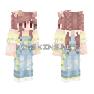 Tinakitten Yellow Lemon Outfit Minecraft skin