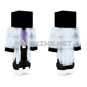 Tinted Lab Coat With Tie Minecraft skin