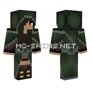 Tisifona Green Outfit Minecraft skin