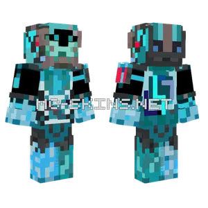 Titanfall x Miku Minecraft skin