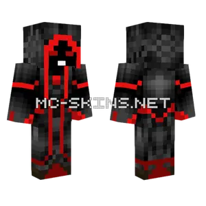 Tnica Maligna Rojo Minecraft skin