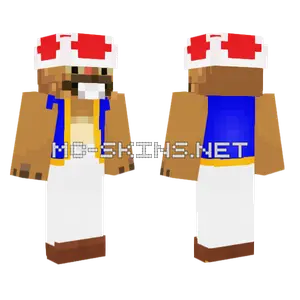 Toad Bidoof Minecraft skin