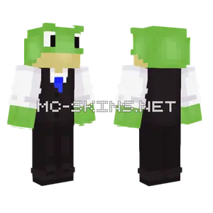 Toadblue Suit Minecraft skin