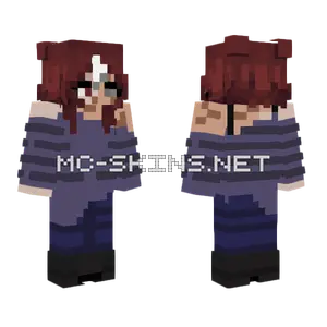 Toast With White Hair Minecraft skin