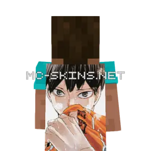 Tobio Kageyama cape, outside and lining