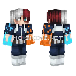 Todoroki Anime Boy Minecraft skin