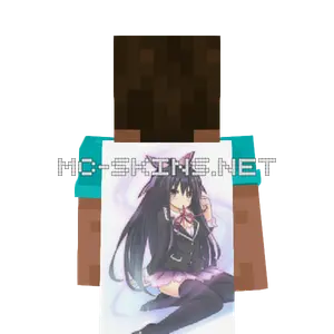 Tohka School Uniform cape, outside and lining