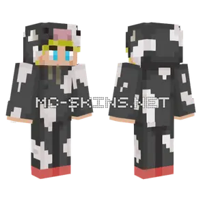Tommyinnit Cow Onesie Minecraft skin